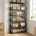 thumbnail image 4 of Gymax 4PCS 5-Tier Metal Shelving Unit w/ Adjustable Wire Racks 2000 lbs Capacity, 4 of 10