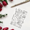 thumbnail image 5 of Fishing Pattern Clear Stamps Hat/Boat/Fish/Men/Flower/Happy Father's Day Transparent Rubber Stamps for Scrapbooking Stamps Card Making Decoration Photo Card Album Crafting Supplies, 5 of 9