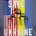 thumbnail image 3 of CafePress - Save Ukraine! America Supports Ukraine T Shirt - Mens Tri-blend T-Shirt, 3 of 4