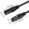 thumbnail image 4 of Amdohai 2M/6.6ft XLR Cable DMX Stage Light Cable 3-Pin, 4 of 8