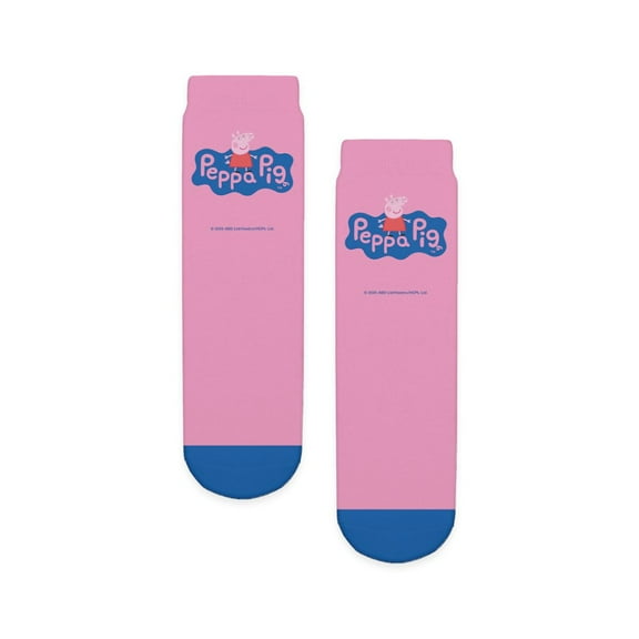 CafePress - Peppa Pig - Unisex Novelty Printed Crew Kids Socks