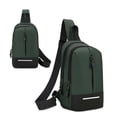 thumbnail image 1 of Xihbxyly Ventas Hoy Bolso de Pecho para Hombre, Bolso de Hombro Antirobo para Negocios, Tecnología Usb, Portátil, para Exteriores, Bolso de Pecho para Hombre, 1 of 4