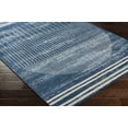 thumbnail image 4 of Mark&Day Area Rugs, 7ft Round Neerbosch Modern Ink Blue Area Rug, Blue White Grey Carpet for Living Room, Bedroom or Kitchen (6'7" Round), 4 of 8