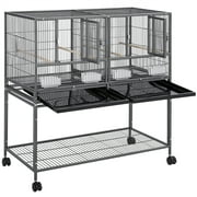 Renwick Divided Breeder Metal Cage for Small Birds