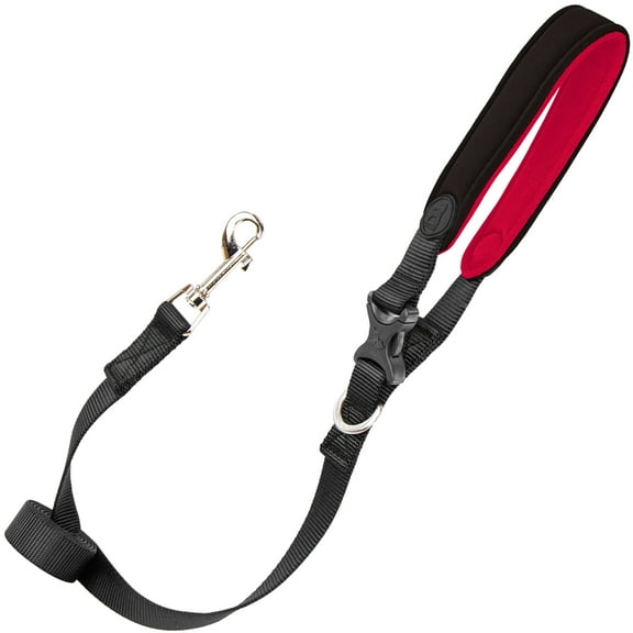 Gooby Escape Free Sport Leash - Black, 4 FT - Padded Detachable Handle and Bolt Snap Clasp - Dog Leashes for Small Dogs, Medium Dogs, and Large Dogs for Indoor and Outdoor Use