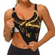 thumbnail image 3 of Fotbe Happy New Year 2025 D Sujetador Deportivo Largo sin Aros para Mujer con Almohadillas y Soporte Medio, Transpirable y Absorbente, Camiseta Tipo Chaleco o Tank Top-X-Large, 3 of 8