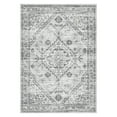 thumbnail image 2 of CAROMIO Large Floral Washable Rug 10'x 13' Area Rug for Living Room Bedroom Non-Slip Indoor Carpet, Light Gray, 2 of 7