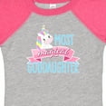 thumbnail image 4 of Inktastic Most Magical Goddaughter- Cute Unicorn Girls Baby Bodysuit, 4 of 5