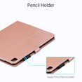 thumbnail image 5 of iPad 9.7 Case 2018/2017, iPad Air 1 2 Case, Allytech Retro PU Leather Embossed Flower Slim Protective Folio Stand Cards Holder Wallet Cover for Apple iPad 9.7" 6th/5th Gen, iPad Air 1 2, Rosegold, 5 of 7