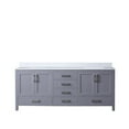 thumbnail image 3 of Jacques 80 in. W x 22 in. D Dark Grey Double Bath Vanity and Cultured Marble Top, 3 of 8