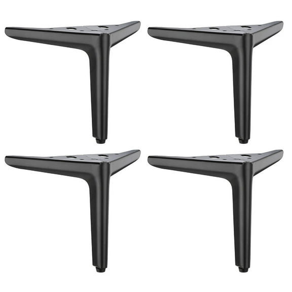 4pcs Cabinet Legs Triangles Furniture Legs Metal Furniture Legs for Sofa Couch Chair & Cupboard Replacemen