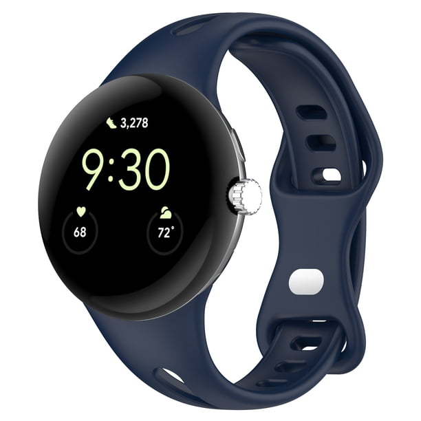 Correa deportiva de silicona transpirable a prueba de sudor, impermeable y cómoda de llevar Compatible con Smartwatch
