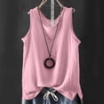 thumbnail image 5 of Diufon Linen Tank Tops for Women Summer Casual Sleeveless Cotton Linen Shirts Loose Lightweight Camisole, 5 of 6