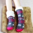 thumbnail image 3 of Yoyauz Women's Slippers, Plush Socks, Fluffy And Comfortable, Cabin Warm, Soft And Thick In Winter, Comfortable Wool Non-Slip Home Socks, 3 of 4