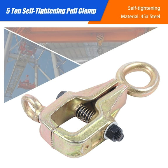 2 Way Frame Pull Clamp, 5 Ton Auto Body Frame Pull Clamp Back Dent Puller Self-Tightening Top and Straight Repair Tool for Car Body Repair