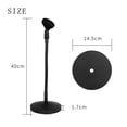 thumbnail image 5 of Adjustable  Microphone Stand Table Metal Mic Stand Tabletop Microphone Support, 5 of 6