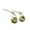 peridot, variant on Solid 925 Sterling Silver Dangle Teardrop Earrings For Women, Natural Citrine Round Gemstone Beautiful Handcrafted November Birthstone Earrings