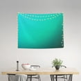 thumbnail image 2 of Kdxio Turquoise Light Blue Wall Hanging Tapestries Banner For Bedroom College Dorm Home Living Room Party Decor 29X37 In, 2 of 8