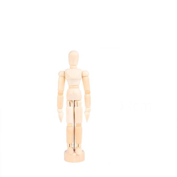 YYKihy Wood Artist Drawing Manikin Articulated Mannequin With Base And Flexible Body Perfect For Drawing The Human Figure