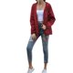 thumbnail image 5 of Sonducket Chubasquero ligero para mujer, impermeable, con capucha, cortavientos para exteriores, plegable, para senderismo, Camping, trajes para mujer Prendas para la parte del cuerpo Vino rojo L, 5 of 6