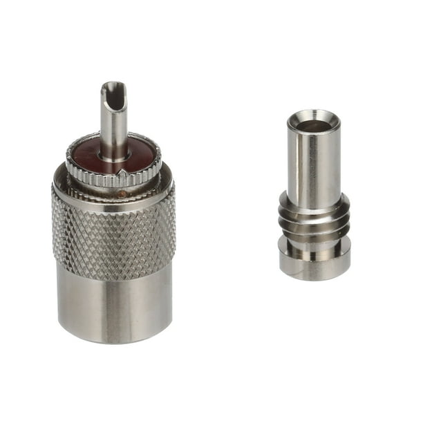 Seachoice 19811 ChromePlated Male VHF Antenna Connector with RG58U