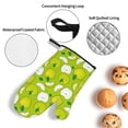 thumbnail image 3 of Fotbe Green Apple for 4Pcs Oven Mitts and Pot Holders, 500℉ Heat Resistant Oven Mitts , Non-Slip Silicone Surface Safe for Baking, Cooking, BBQ, 3 of 6