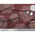 thumbnail image 3 of Soimoi Poly Georgette Fabric Mandala Decorative Print Fabric by Yard 42 Inch Wide, 3 of 3