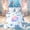 Blue D, variant on Feelyou Ocean Axolotl E Letter Full Size Bedding Sets, Blue Seashell Starfish Full Size Bed in a Bag, Colorful Star Reversible, 7 Pieces