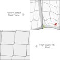 thumbnail image 4 of CoSoTower 6ft x 4ft Soccer Goal Net with Metal Frame, PE Mesh, Ground Stakes, Easy Assembly, Yellow, 4 of 7