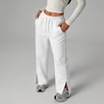 thumbnail image 6 of CAIXIA Girls Sweatpants Baggy Barrel Pants Wide Leg Drawstring Open Bottom Casual Sweat Pants with Pockets, 6 of 9
