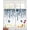 DarkBlue, variant on Purple Spring Botanical Sheer Curtains 45 Inch Length 2 Panels Set for Living Room/Bedroom, Weeping Eucalyptus Butterfly Kitchen Curtains Grommet Semi-Sheer Curtains Window Treatments 42"x45"x2