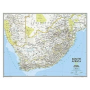 National Geographic Reference Map: National Geographic South Africa Wall Map - Classic (30.25 X 23.5 In) (Other)