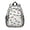 Tractor and Rainbows-1, variant on Tractor and Rainbows White Pattern Backpack for School, Cute School Bag with Adjustable Shoulder Straps and Padded Back, 15"x11.42"x5.5"