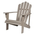 thumbnail image 2 of Shine Company Traditional Cedar Wood Patio Porch Adirondack Chair in Gray, 2 of 5