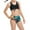 Black, variant on Odeerbi 2-12 Years Kids Girls Summer Beach Bikini Swimsuit Hawaiian Beachwear V-Neck Swimwear Bathing Suit