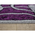 thumbnail image 4 of L'baiet Rectangle Selena Purple Geometric 8 ft. x 10 ft. Area Rug for Entryway, Living Room, Dinning Room, etc., 4 of 4