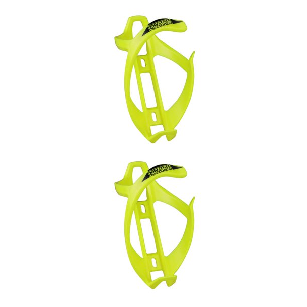 Greeniant Nuevo soporte para botella de agua de bicicleta MTB, botella de plástico para bicicleta de montaña, soporte para jaula, accesorios para Amarillo 2piezas Greeniant CBP152345