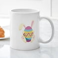 thumbnail image 3 of CafePress - Bunny Egg Mugs - 11 oz Ceramic Mug - Novelty Coffee Tea Cup, 3 of 4