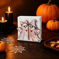 thumbnail image 4 of Halloween Ghost Wooden Tissue Holder, Style C, Cute Festive Tabletop Dispenser and Restaurant Decor, 4 of 7