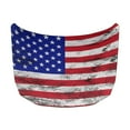 thumbnail image 2 of KUIFORTI American Hood Flag Cover Car Hood Cover Protector American Flag for Car Decor, Patriotic All Season Protection Novelty Automotive Accessories, 2 of 6