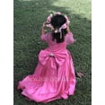 thumbnail image 4 of Pink Flower Girl High Low Dresses, 4 of 6