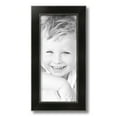 thumbnail image 2 of ArtToFrames 7" x 16" Honors Black with Silver Picture Frame, 7x16 inch Black Wood Poster Frame (WOM-5157),  Pack, 2 of 7