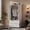 White, variant on UGTOO Black Wardrobe Armoire with 2 Doors & 2 Drawers, Freestanding Closet Organizer with Hanging Rod, P2 Wood Bedroom Storage Cabinet with Anti-Tipping Device