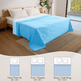 thumbnail image 6 of Luxclub Soft Cooling Comforter for Hot Sleepers, Breathable Cooling Bed, Queen, Aqua, 88" X 88", 6 of 6