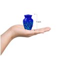 thumbnail image 3 of JAGASY Blue Urn for Ashes Adult Male & Female - Small Urns for Human Ashes Keepsake - Miniature Cremation Urns for Mother - Tiny Urn for Mom & Dad - (3 Inch), 3 of 7