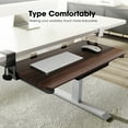 thumbnail image 3 of Fenge Keyboard Tray Under Desk, Pull Out Keyboard & Mouse Tray with C Clamp Mount, 3 of 8