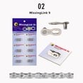 thumbnail image 3 of Bike Chain Chain or Replacement Parts Chain for 6-7- Mountain Bike , , 9S, 3 of 10