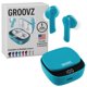 thumbnail image 1 of Auriculares True Wireless Bluetooth Groovz IPx4 con 27 h de batería, 1 of 9