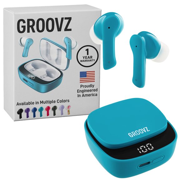 Auriculares True Wireless Bluetooth Groovz IPx4 con 27 h de batería