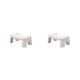 thumbnail image 3 of Taburete de baño moderno Inteprter Combinado/Blanco 2Conjunto, 3 of 6
